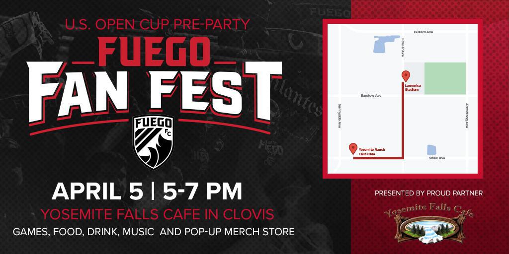 Official Fuego Fan Fest Presented by Proud Partner Yosemite Falls Café featured image